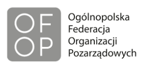 Logo Ogólnopolskiej Federacji Organizacji Pozarządowych